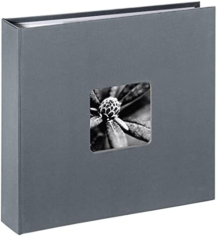 אלבום ספר גרוטאות האמנות של האמה 10 x 15 סמ | קיבולת צילום מקסימאלית 160 | 80 עמודים | אפור, 22X22X4